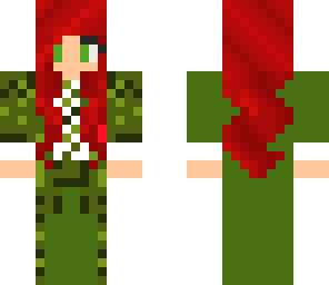 green dress
