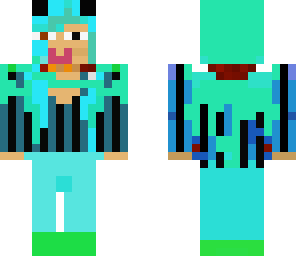 blue girl