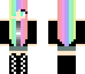 rainbow pastel emo