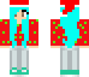 classic girl in christmas