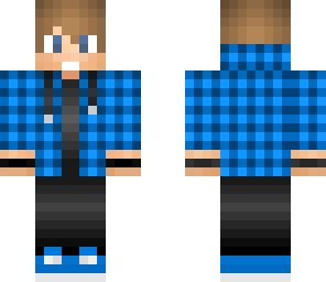 blue plaid