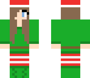 girl elf with a hat