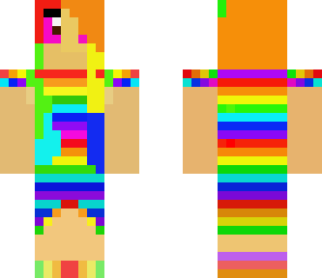 rain bow girl