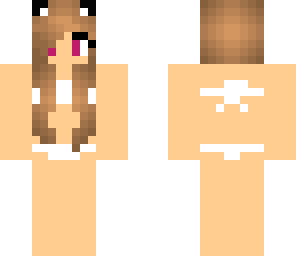magenta eyed bikini girl