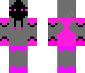 cool ender man in robe