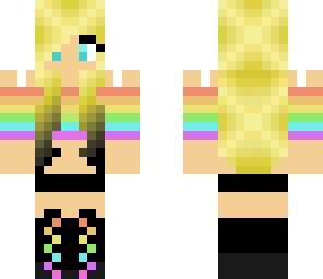 rainbow blonde