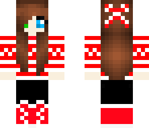 christmas brunette
