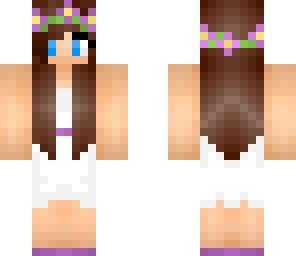 flowercrown brunette