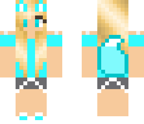 blue wolf girl