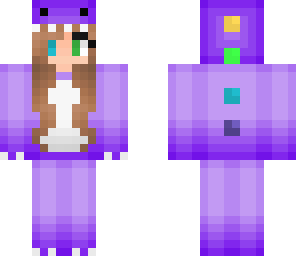 purple dino girl