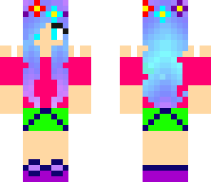 colourful girl