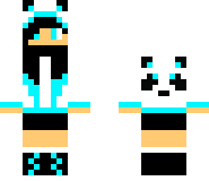 panda azul