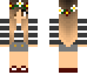 ombre hair flower crown girl