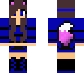 blue fox girl