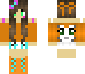 colorful stampy girl