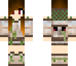 edited iron golem girl