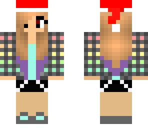 christmas skater girl