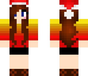 my attempt to make myself a santa hat