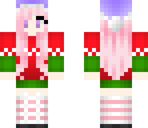 pastel christmas gurl