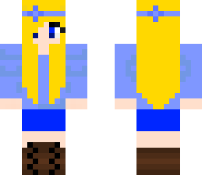 blue girl
