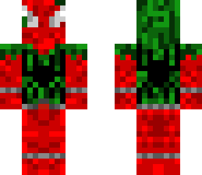 green scarlet spider