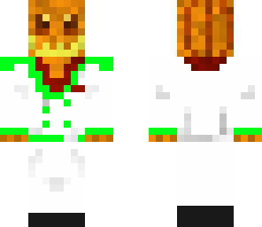 green pumpkin man