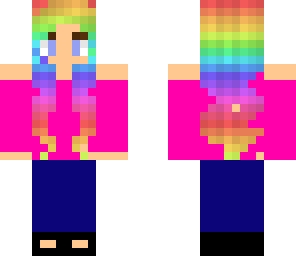rainbow girl