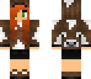 redhead cow hoodie