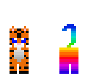 my attempt at editing the rainbow kitty
