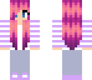 pink hair girl