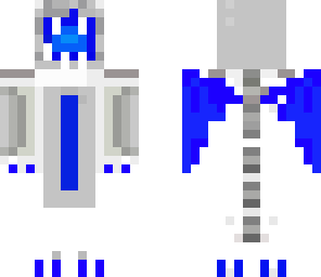 white-blue dragon