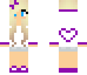cute purple girl