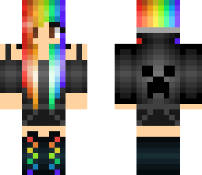 rainbow creeper girl