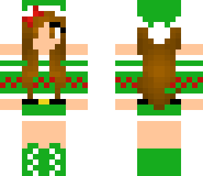 my new christmas skin