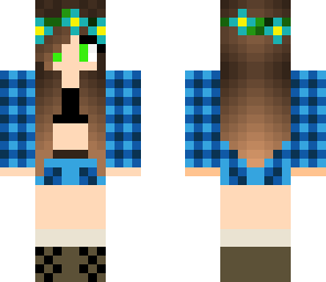blue tumblr girl