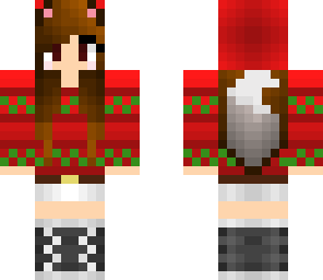 chritmas wolfgirl