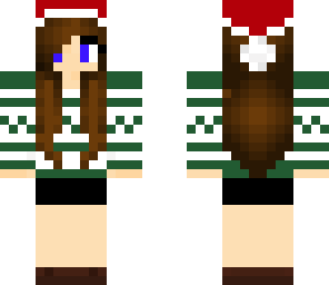christmas girl christmas brunette