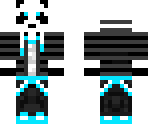blue panda