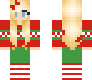 holiday sweater girl