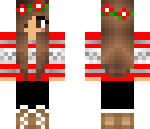 christmas brown hair