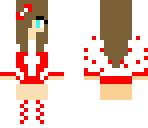 fixed red cake girl