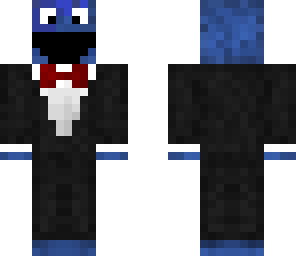 cookie monster with bow tie
