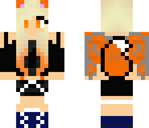 half fox half dragon girl