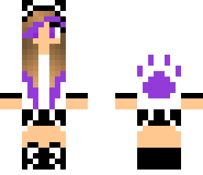 purple dog girl