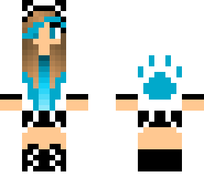 blue wild wolf girl