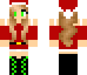 edited magical santa girl