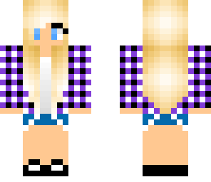 black and purple girl