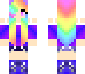 rainbow girl
