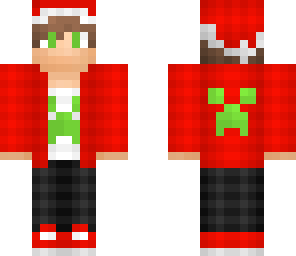 creeper christmas boy