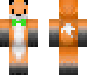 fox headphones and green bow
